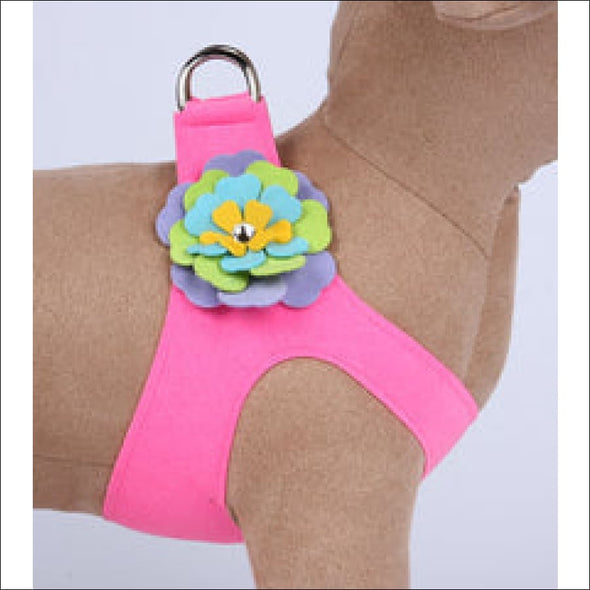 Susan Lanci Tinkies Garden Flower Step In Harness-Fantasy Flower, Tinkies Flower Garden,Pure & Simple,Step-In Harness,susan lanci,susan lanci harness,susan lanci designs,soft dog harness,step in harness,dog harness,small dog harness,fashion harness,designer harness,designer dog,puppy harness,harness for dogs,step-in,step in,harness leash,