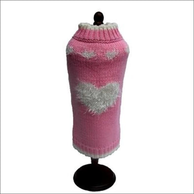 Sweetheart Dog Sweater - Pink*