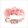 Tinkies Garden Collar - Collars,tinkies garden,tinkies garden collar,susan lanci garden collar,flower collar,flower dog collar,Dog Collar,Susan Lanci color crystals,giltmore collar,susan lanci giltmore,crystal giltmore,giltmore crystal collar,,susan lanci,dog collar,puppy collar,designer collars,suede collar,tinki,