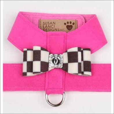 Windsor Check Big Bow Tinkie Harness - 6-8 Teacup