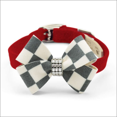 Windsor Check Nouveau Bow Collar - Collars
